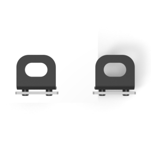 XC337 - Side Rail Flush Tie Down Pair