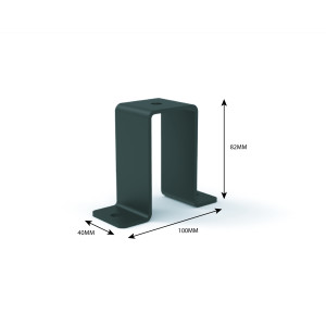 XC144 - Top Hat Bracket 82x40 single